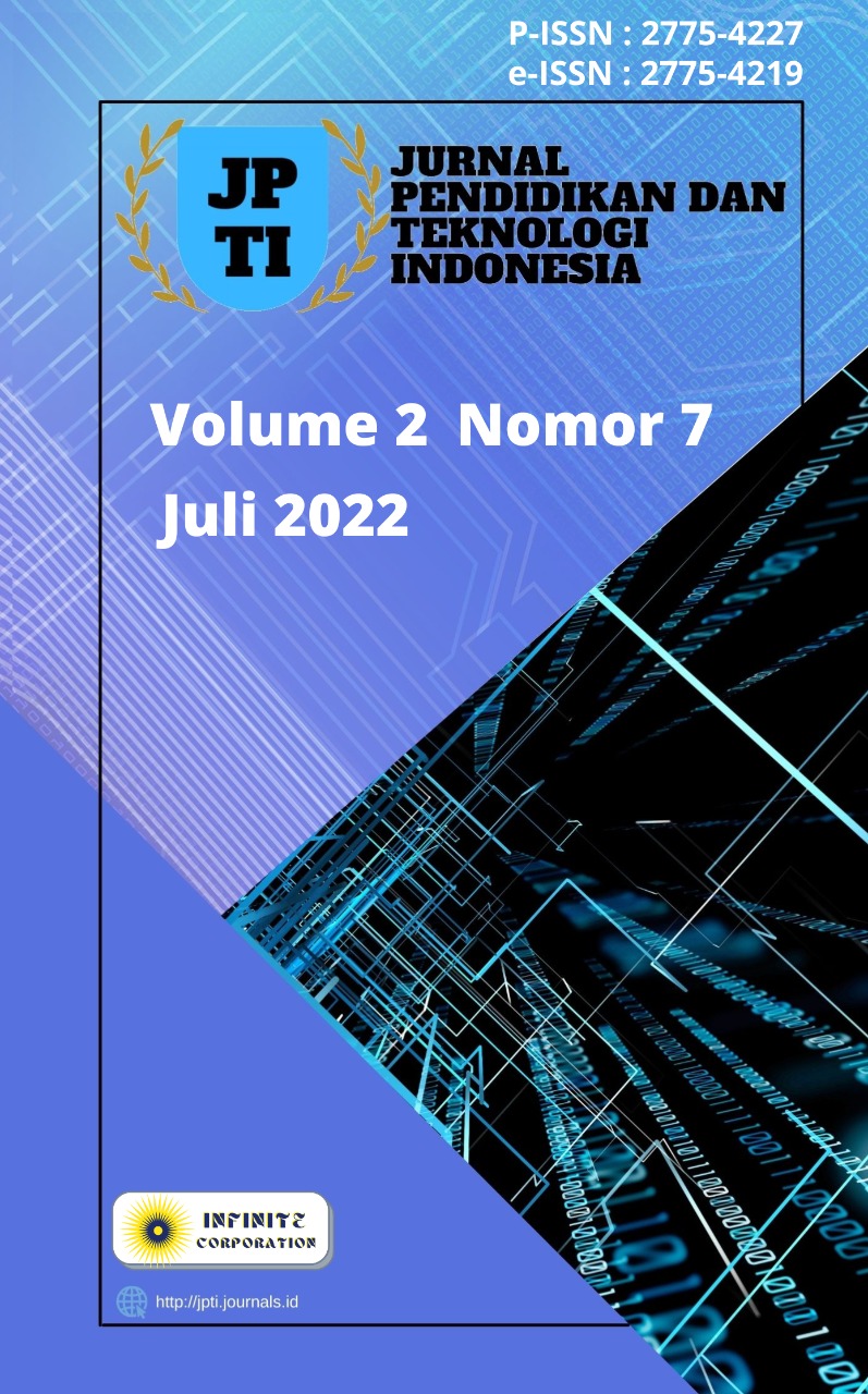 					Lihat Vol 2 No 7 (2022): JPTI - Juli 2022
				