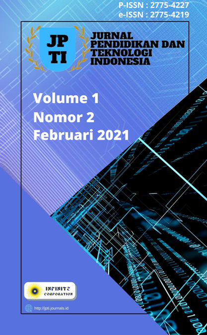 					Lihat Vol 1 No 2 (2021): JPTI - Februari 2021
				